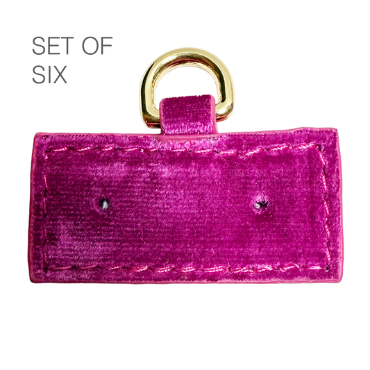 Earring Stays - Fuchsia Velvet