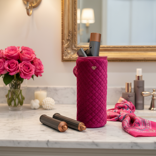 NEW Hot Tools Holder - Fuchsia Velvet