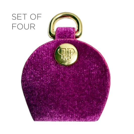Necklace Holders - Fuchsia Velvet