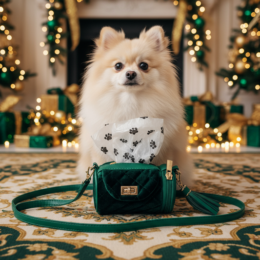 NEW Poochi Crossbody - Emerald Velvet