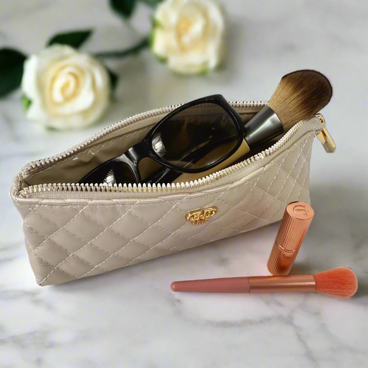 Sleek Stash Go-To-Case - Pearl Quilted