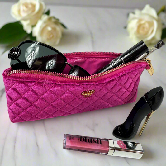 NEW Sleek Stash Go-To-Case - Fuchsia Velvet