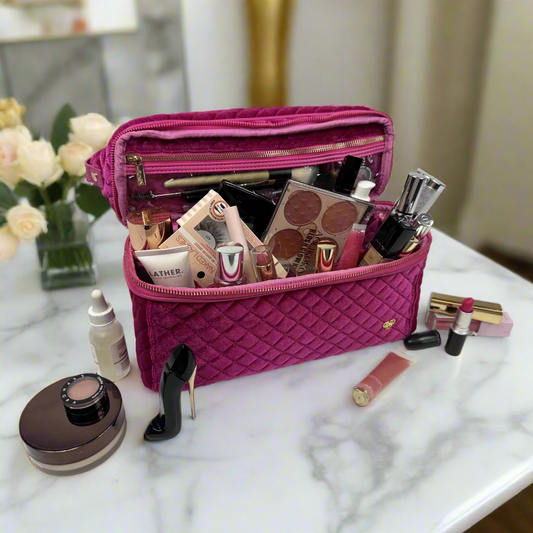 NEW Stylist Travel Bag - Fuchsia Velvet