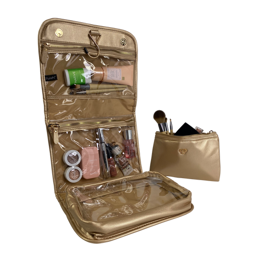 Getaway Toiletry Case - Gold Luster