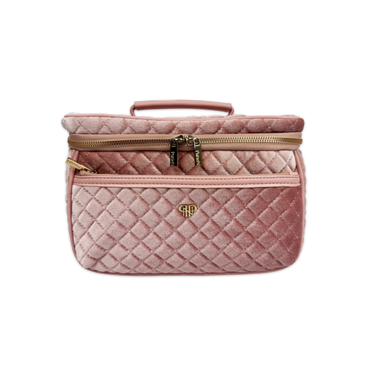 NEW Classic Train Case - Blush Velvet