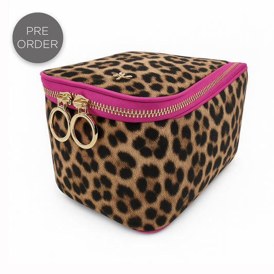 NEW Train Jewelry Case - Fierce Leopard