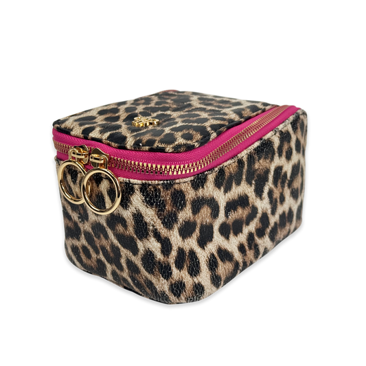 NEW Train Jewelry Case - Fierce Leopard