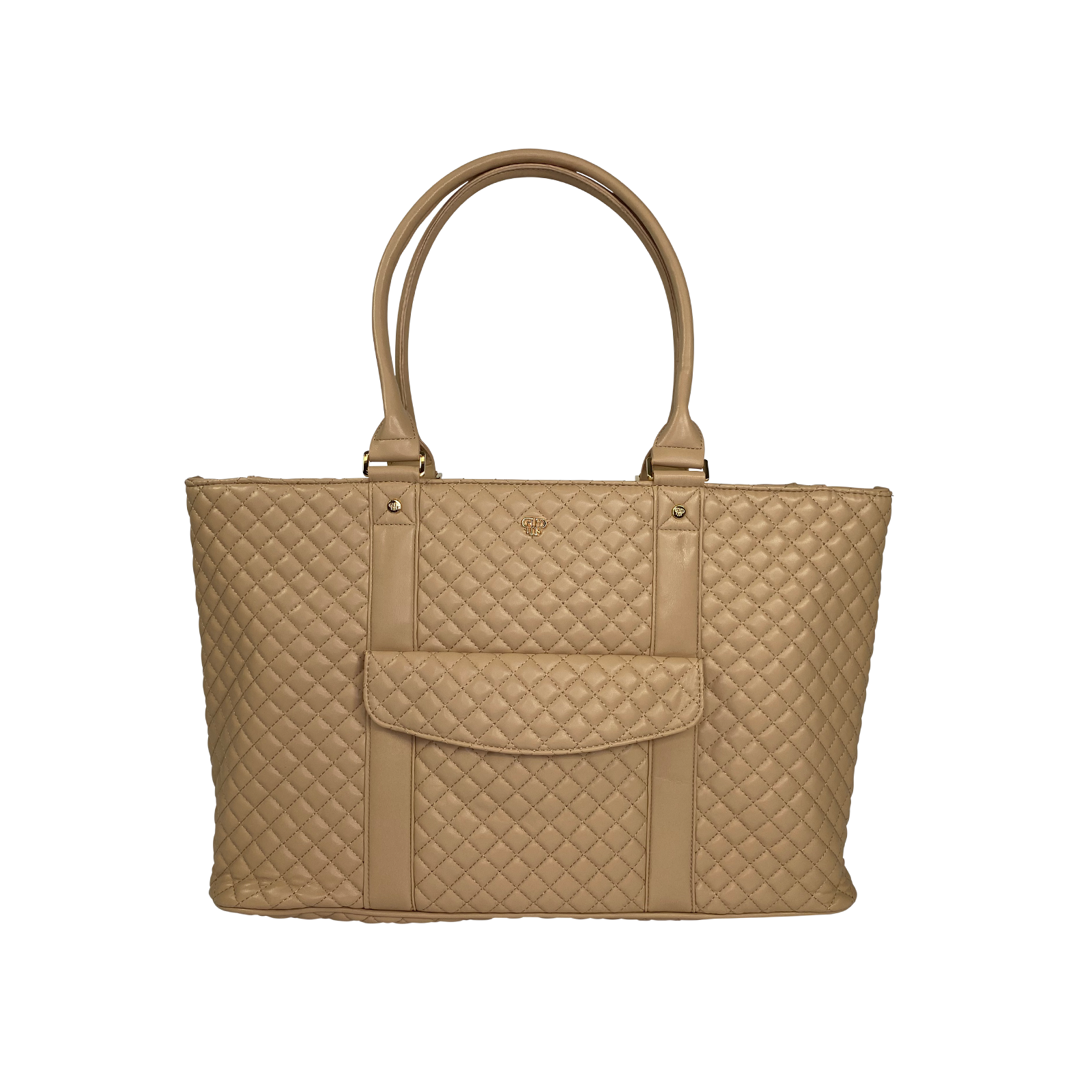 Leather tote with trolley sleeve shop