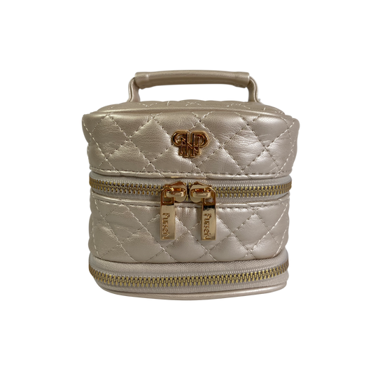 Weekender Jewelry Case - Pearl Quilted