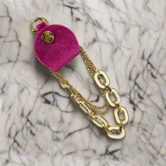 NEW Necklace Holders - Fuchsia Velvet