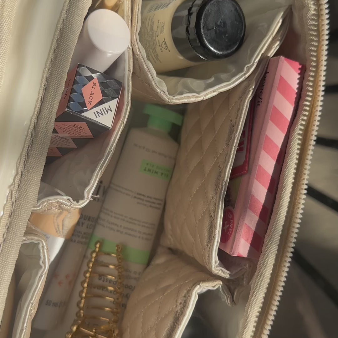 Stylist Travel Bag - Pearl Quilted