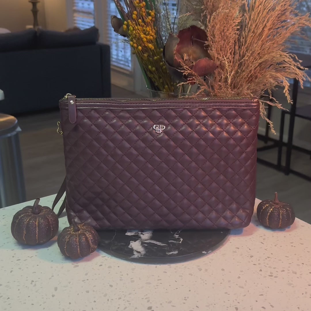 Litt Makeup Case - Chocolate Brown