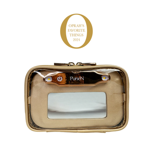 LITTMINI • Lighted Mirror Case • Gold