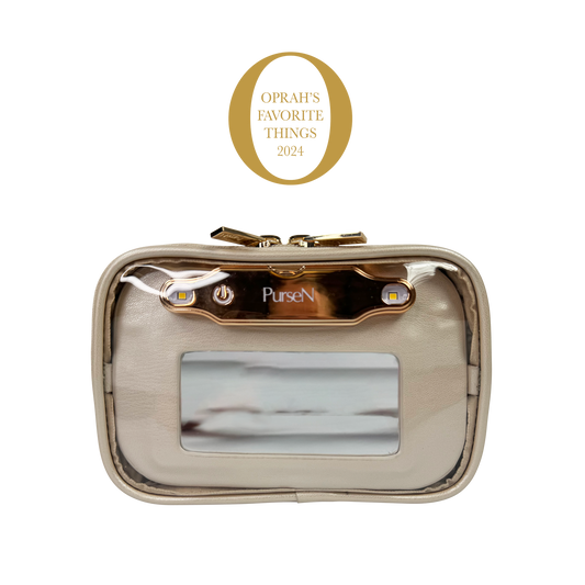 LITTMINI • Lighted Mirror Case • Pearl