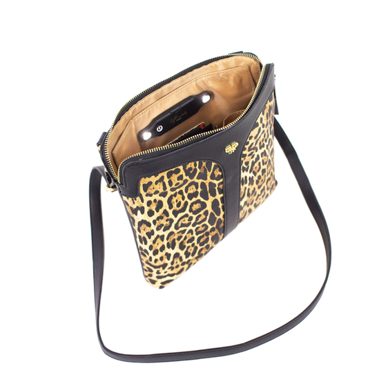 Litt Crossbody Bag - T-strap Leopard