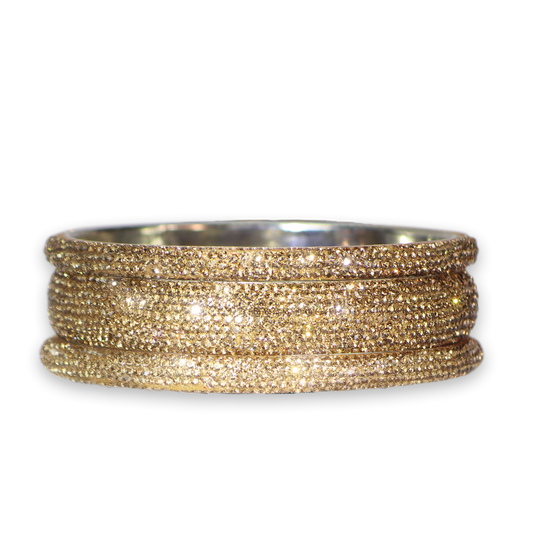 Sundar Bangles • Bollywood Gold Crystal