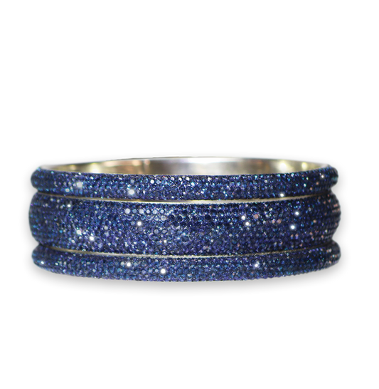Sundar Bangles • Bollywood Navy Crystal