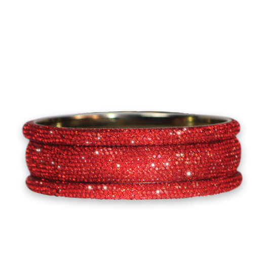 Sundar Bangles • Bollywood Red Crystal