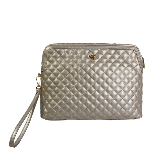 NEW Updated Litt Makeup Case - Pearl Quilted