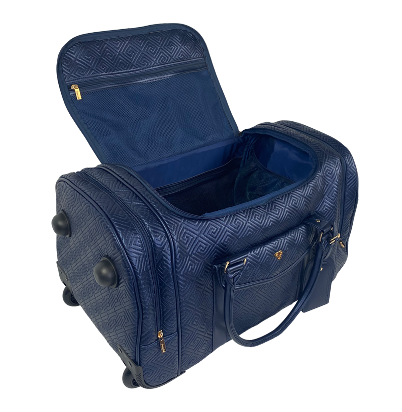 Lucchese | Ostrich Duffel - Large :: Navy