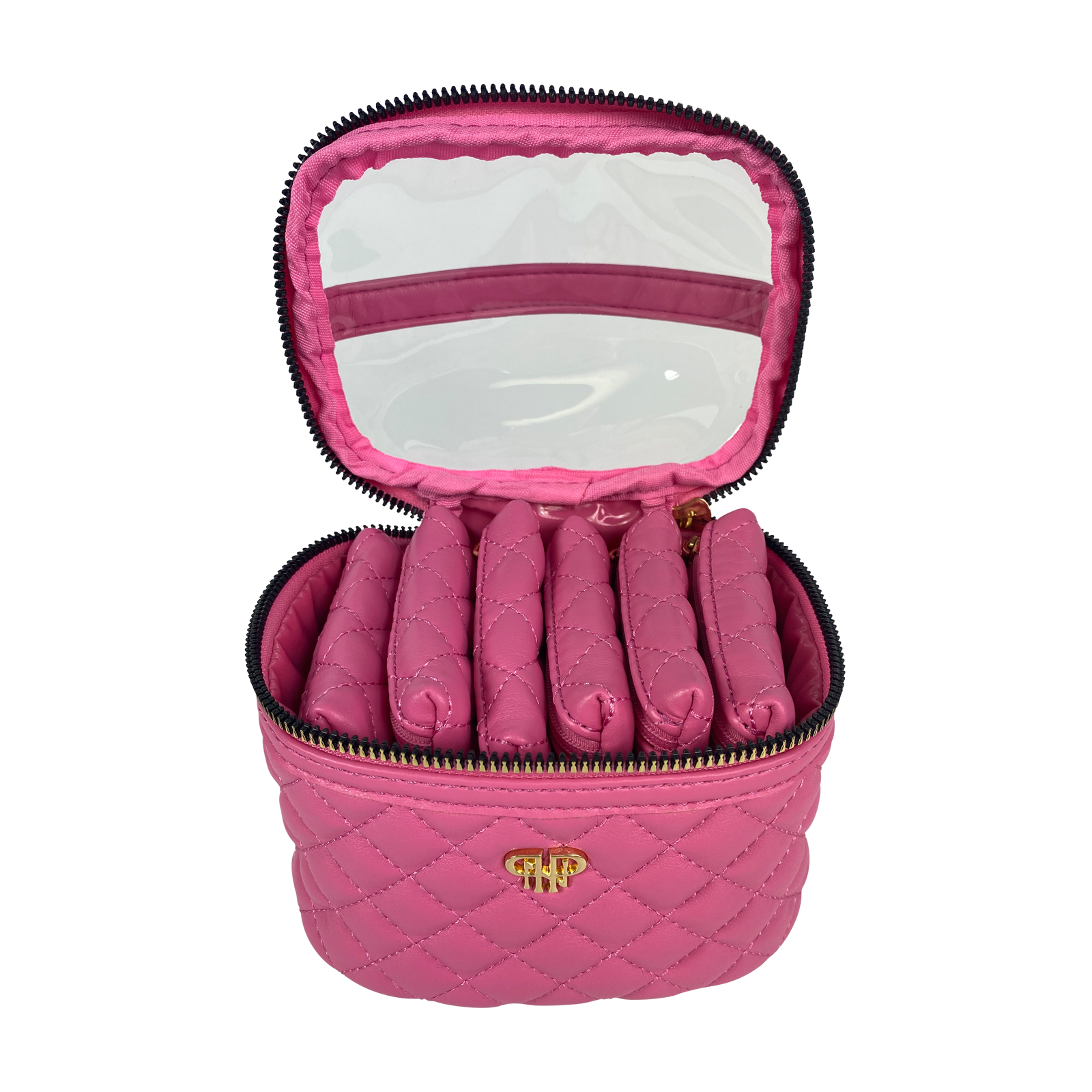 Barbie Pink Travel Jewelry Case with 6 Removable Pouches