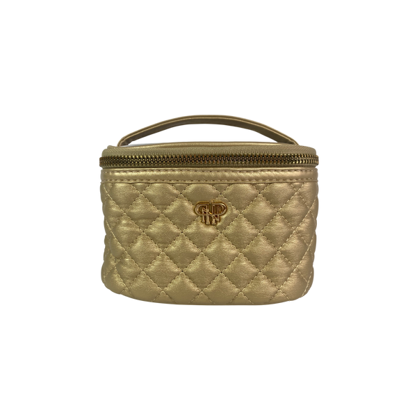 Getaway Jewelry Case - Gold Quilted