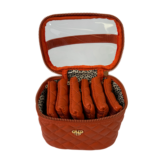 Getaway Jewelry Case - Sunset Orange