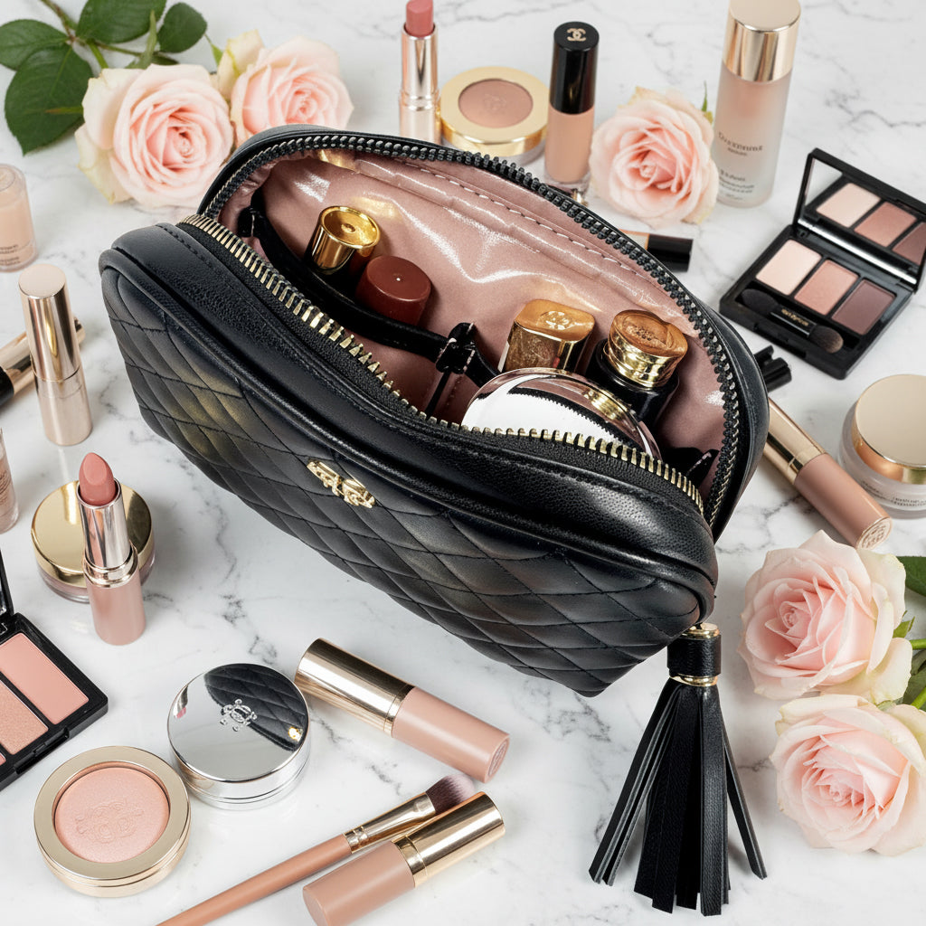 Small Makeup Bag With Mirror