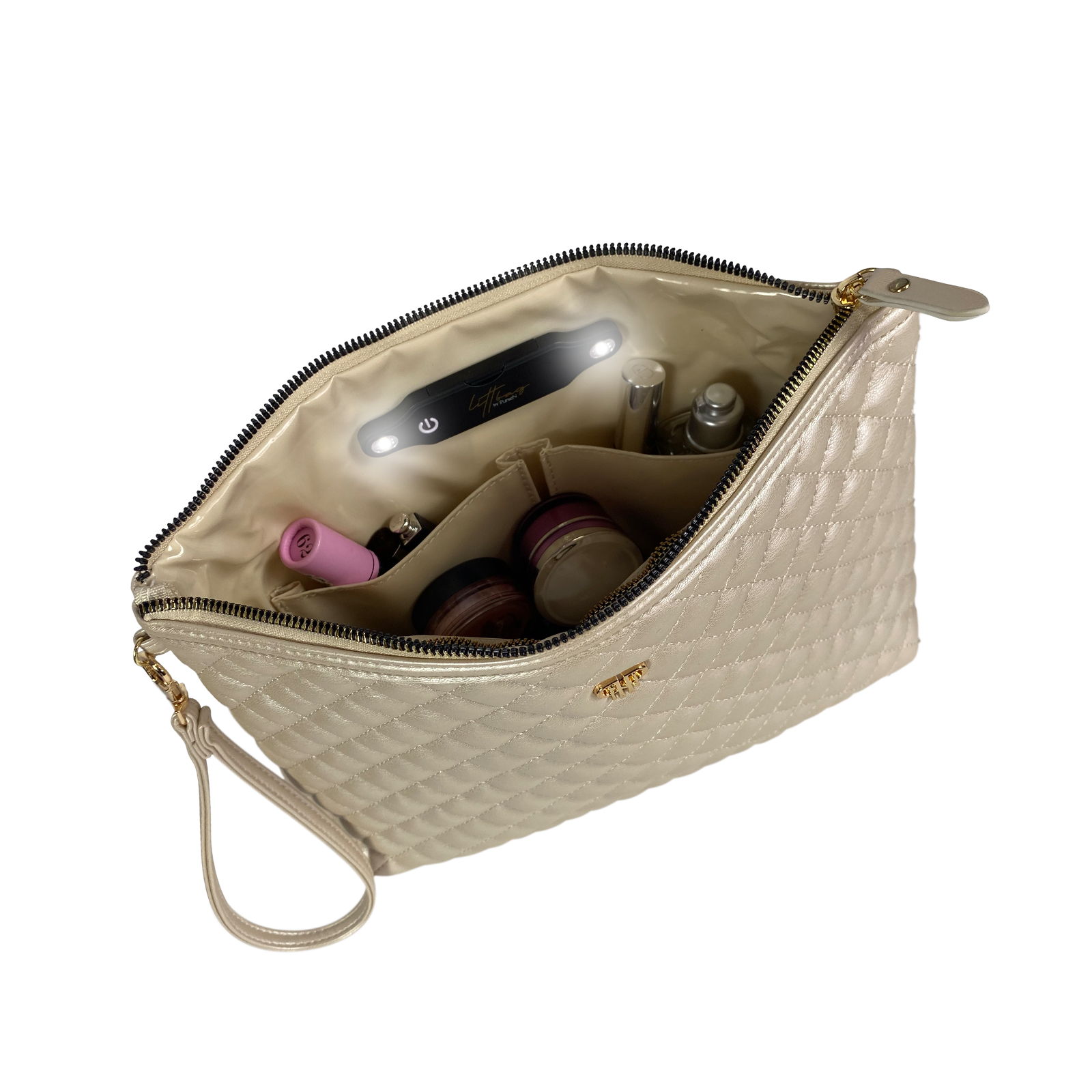Litt Makeup Case - Pearl Quilted