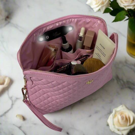 NEW Updated Litt Makeup Case - Rose Quartz