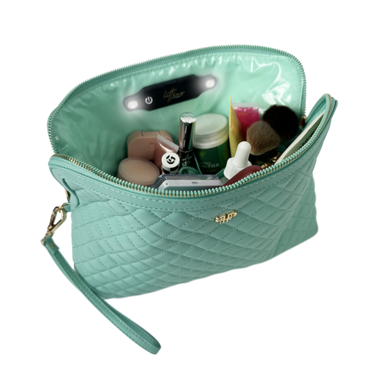 NEW Updated Litt Makeup Case - Turquoise Quartz