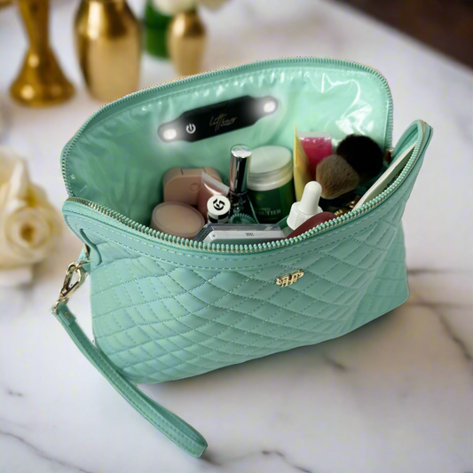 NEW Updated Litt Makeup Case - Turquoise Quartz