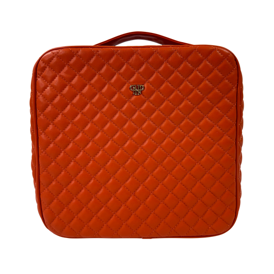 Mini Diva Makeup Case - Sunset Orange