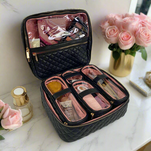 Mini Diva Makeup Case - Timeless Quilted