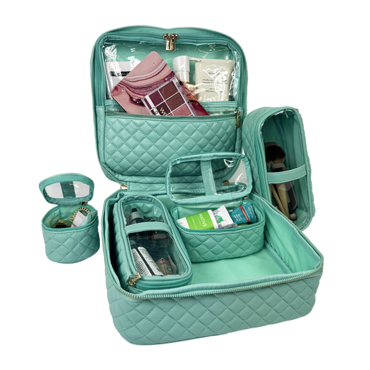 NEW Mini Diva Makeup Case - Turquoise Quartz