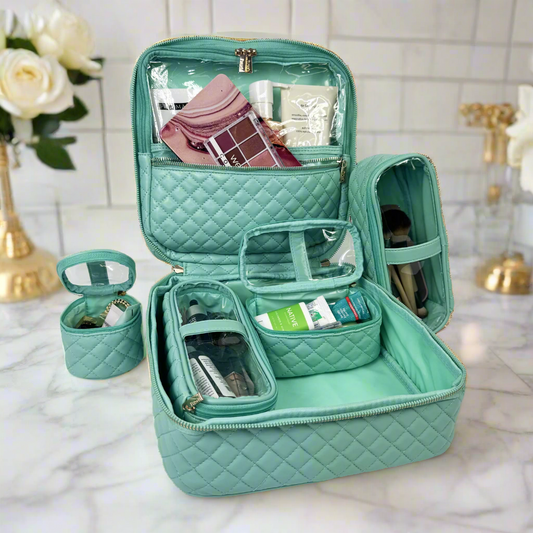 NEW Mini Diva Makeup Case - Turquoise Quartz