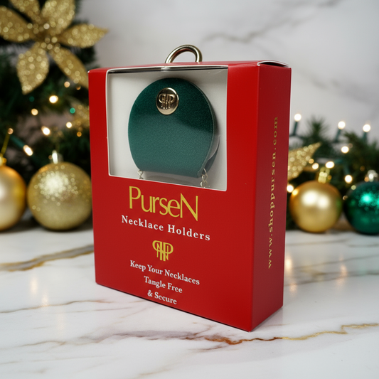 NEW Necklace Holders - Emerald Velvet