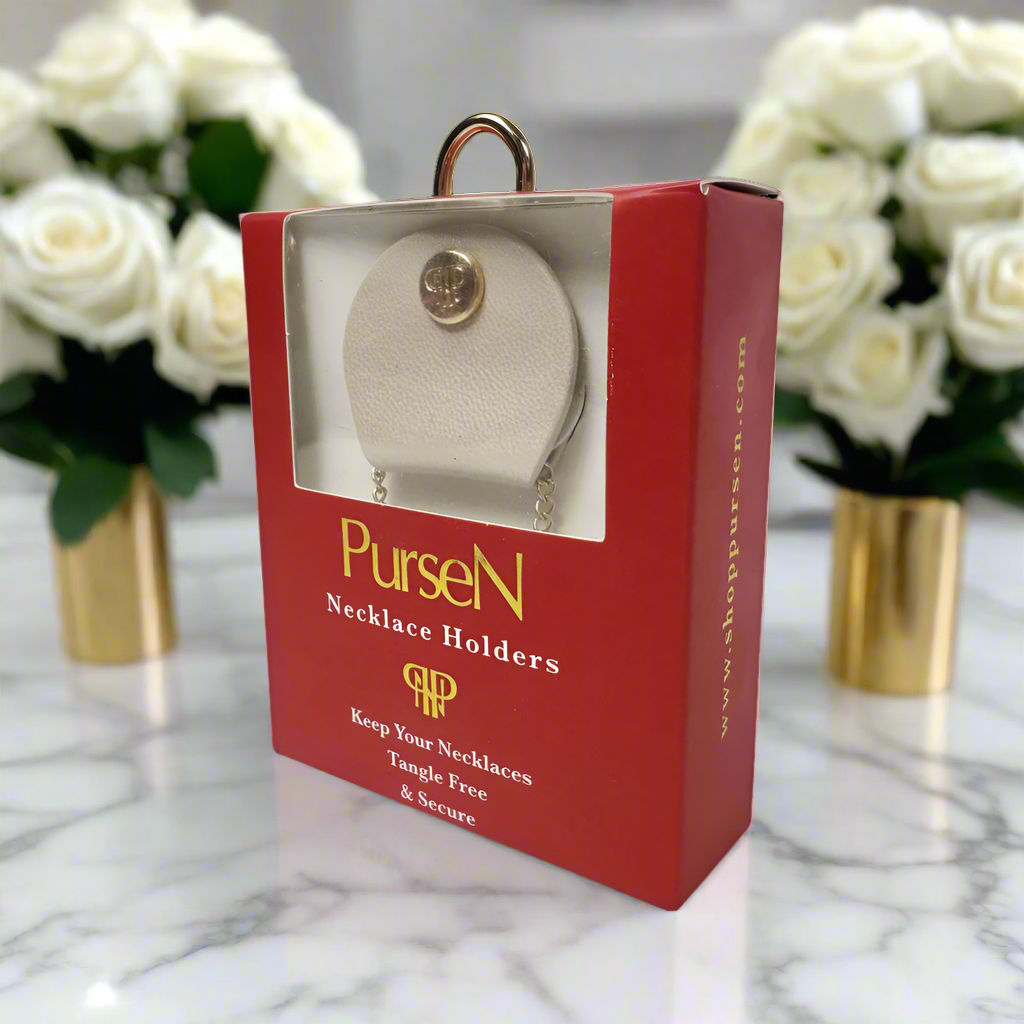 Necklace Holders for Tangle Free Organization - Pearl Vegan