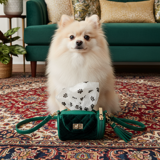 NEW Poochi Crossbody - Emerald Velvet