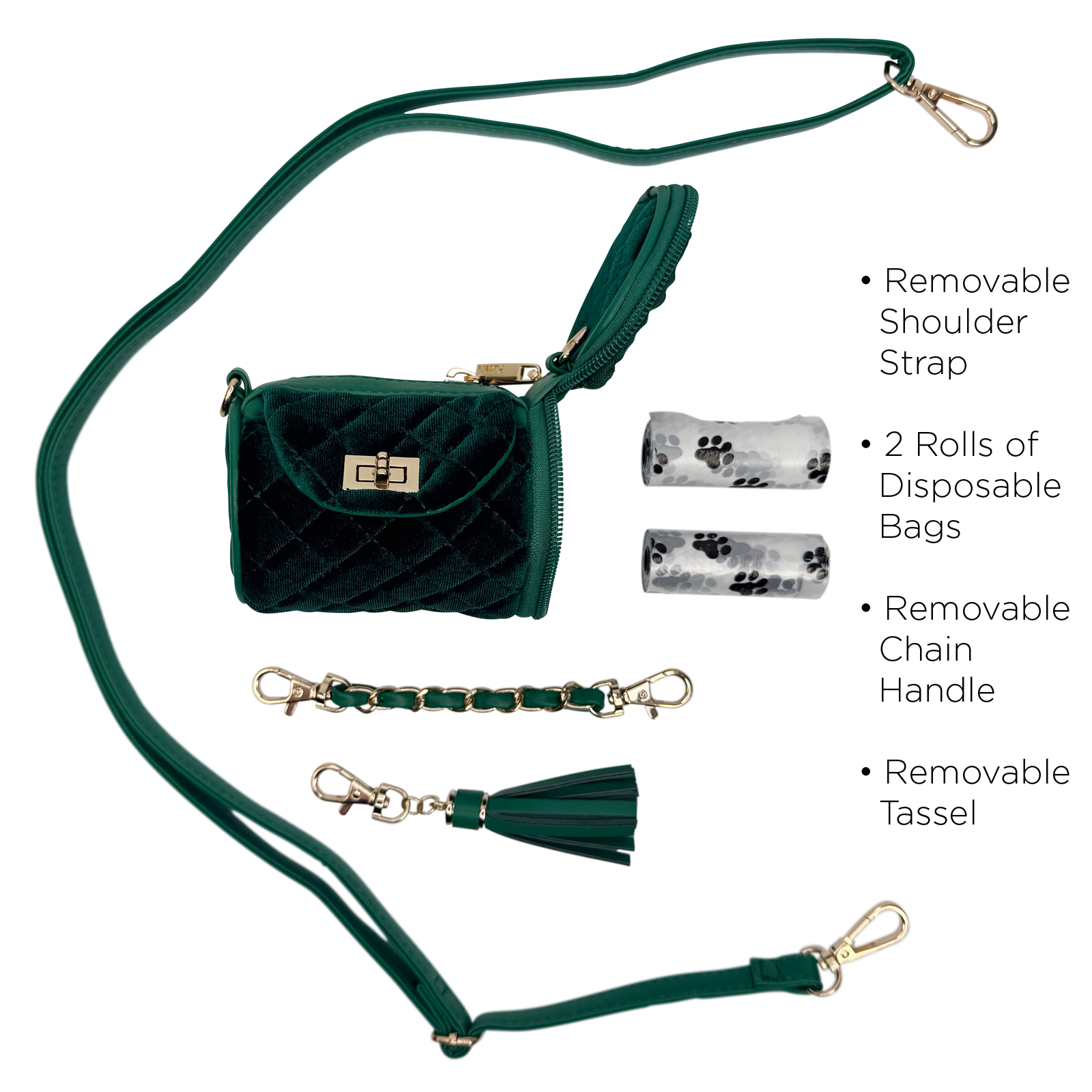 Poochi Crossbody - Chic Dog 'Business' Bag & Treat Organizer – PurseN