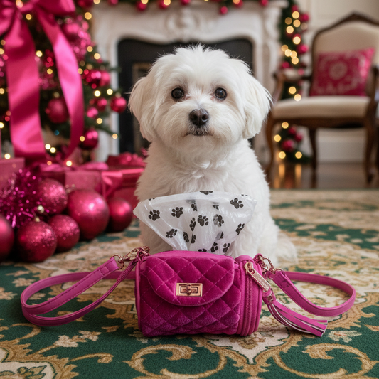 NEW Poochi Crossbody - Fuchsia Velvet