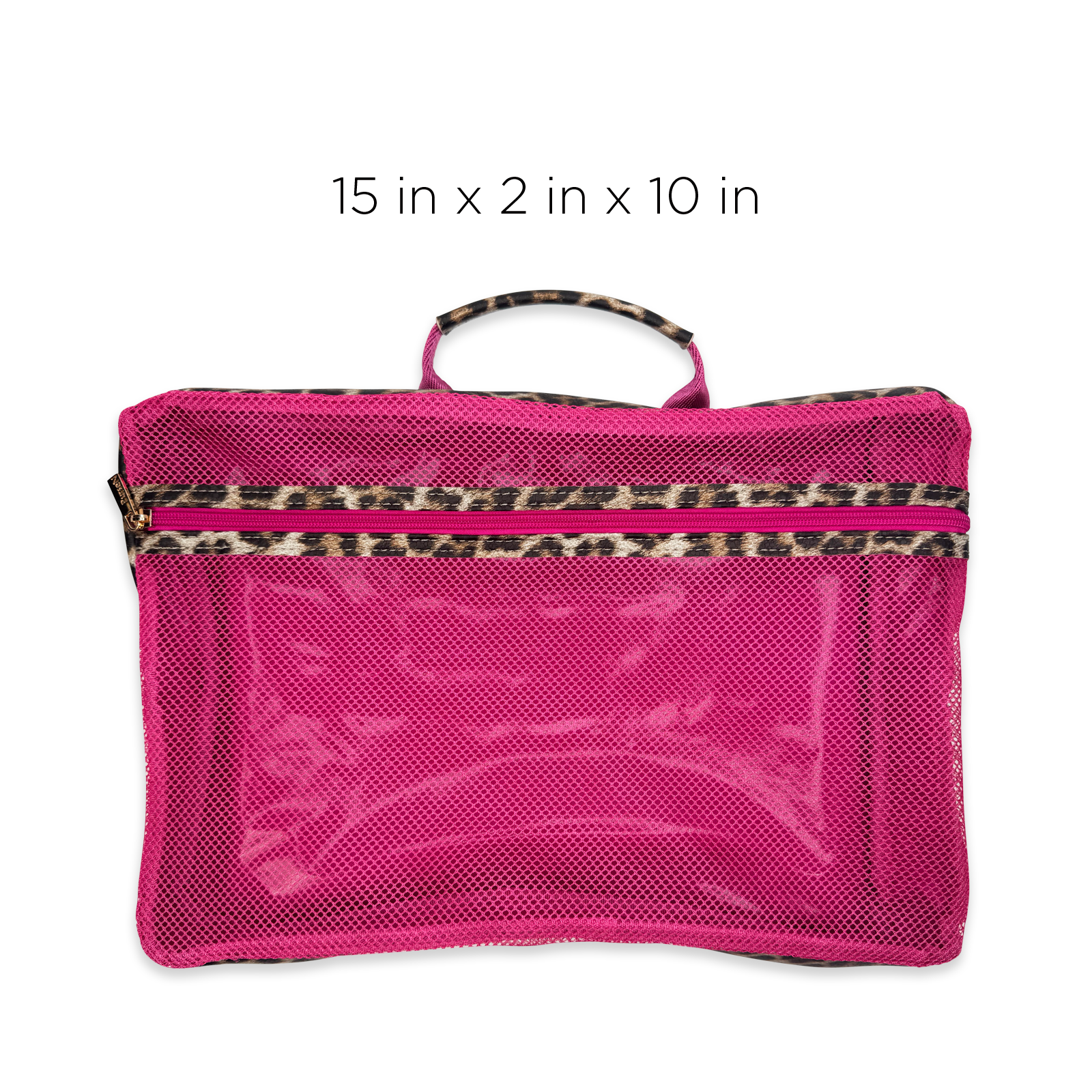 Luxe Duffel Bag - Leopard Print w/ Hot Pink Accents – PurseN