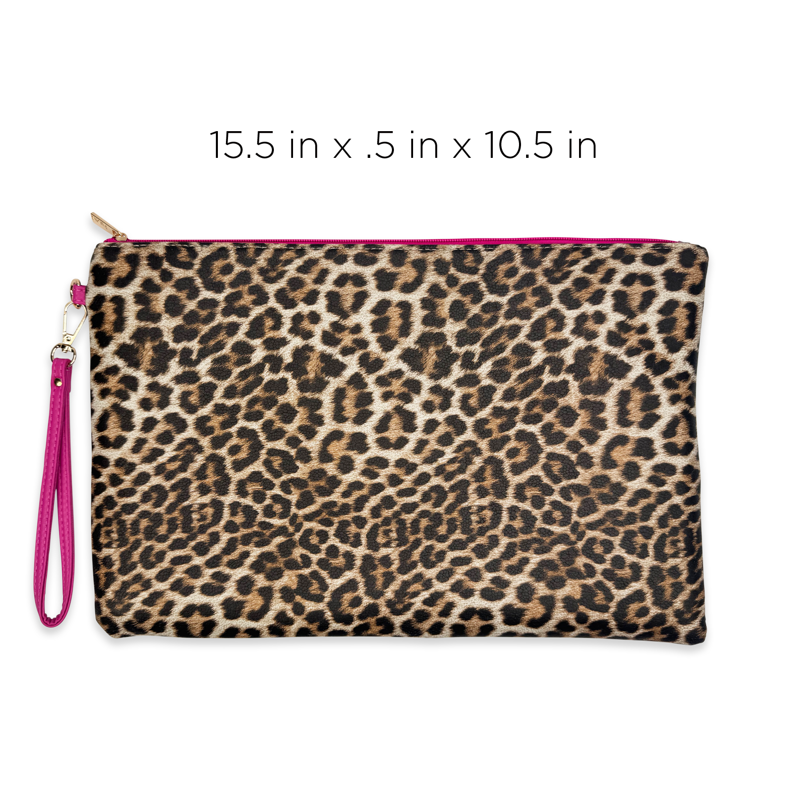 Luxe Duffel Bag - Leopard Print w/ Hot Pink Accents – PurseN