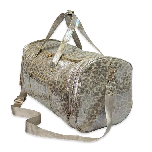 NEW Signature VIP Duffel - Glimmer Leopard