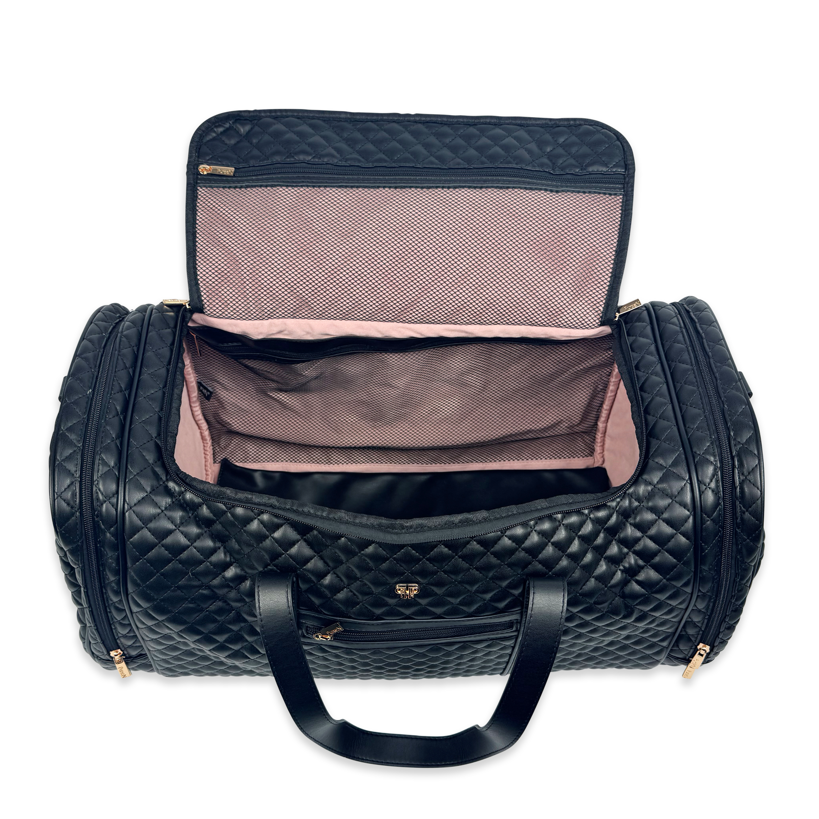 chic travel duffel bag Luxe Just like Grandma’s favorite quilt Chic Argyle Large Duffle Bag