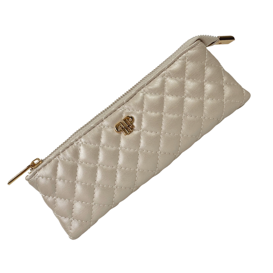 Sleek Stash Go-To-Case - Pearl Quilted