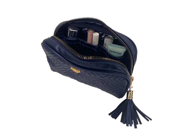 Small Makeup Bag - Greek Navy