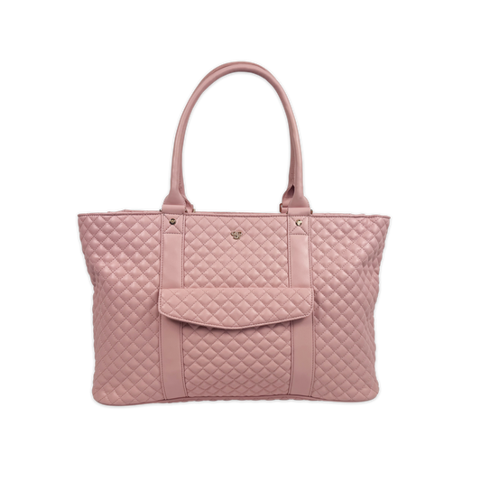 New VIP Travel Tote - Blush Velvet