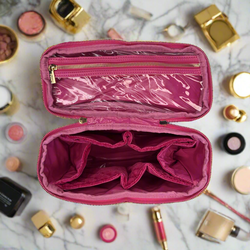 Classic Train Case - Travel Makeup & Toiletry Case