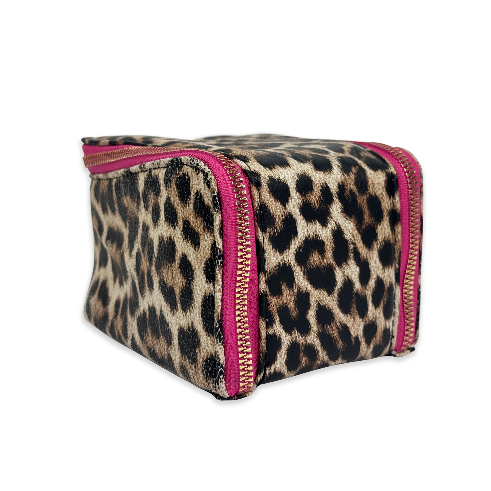 Train Jewelry Case - Travel Jewelry Organizer - Leopard Print w